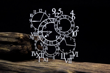 SnipArt Chipboards Background – Openwork clocks